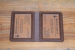 Double Window Leather ID Case