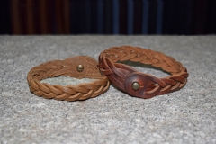 5 Strand Horween Leather Braided Bracelet
