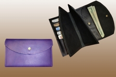 Ladies Credit Card Leather Wallet