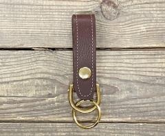 Briar Oil Slick Leather Custom Deluxe Key Loop (Bundle Price Available)