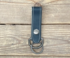Indigo Portage Leather Custom Deluxe Key Loop (Bundle Price Available)