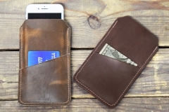 Horween Leather iPhone 6 / iPhone 6S / iPhone 7 / iPhone 8 Card Sleeve