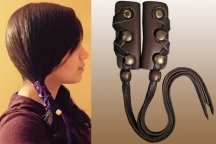 Mini Leather Hair Ties