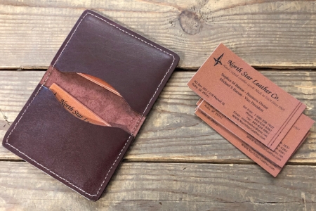 business card case leather - werktat