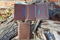 Horween Leather Trifold Wallet