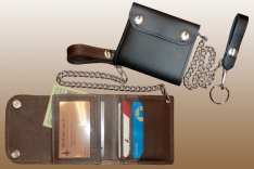 Leather Bifold Trucker Wallet