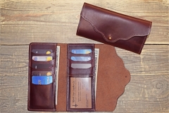 Women's Horween Leather Clutch Wallet