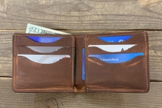 Copper Rough & Tough Leather Bifold Wallet