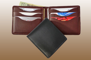 Premium Leather Bifold Credit Card  Wallet