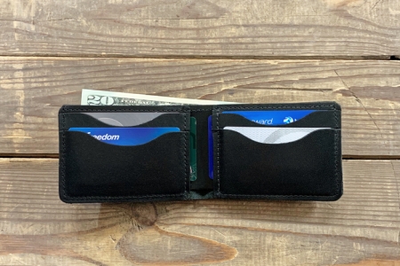 all leather wallet