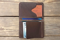 Leather Money Clip wallet