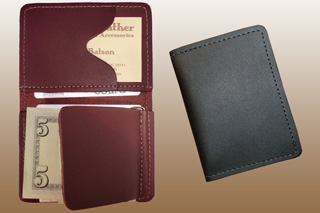 Leather Money Clip wallet