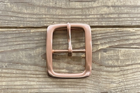 Solid Copper Center Bar Buckle: North Star Leather Co.