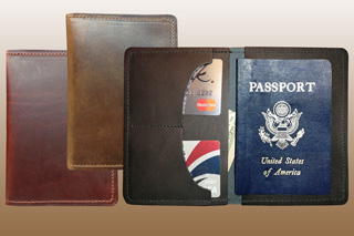 Horween Leather Passport Wallet