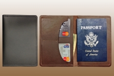 Leather Passport Wallet