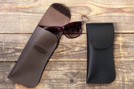 leather glasses case