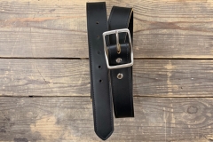 Black Klondike Leather Belt